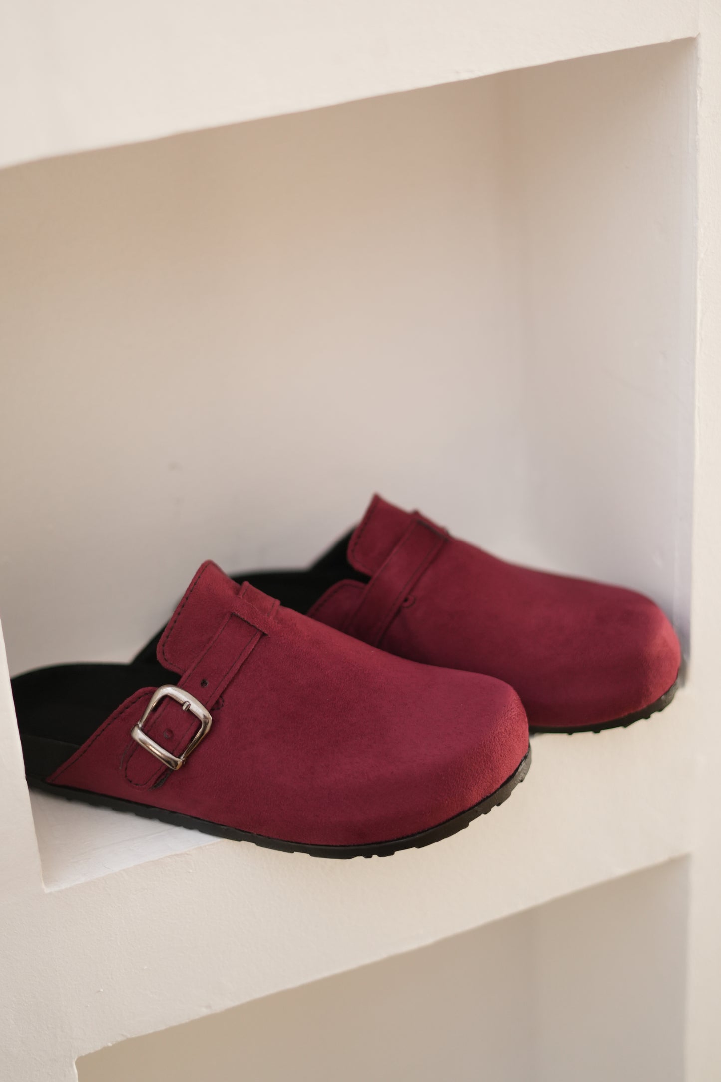 Winter clogs Burgundy
