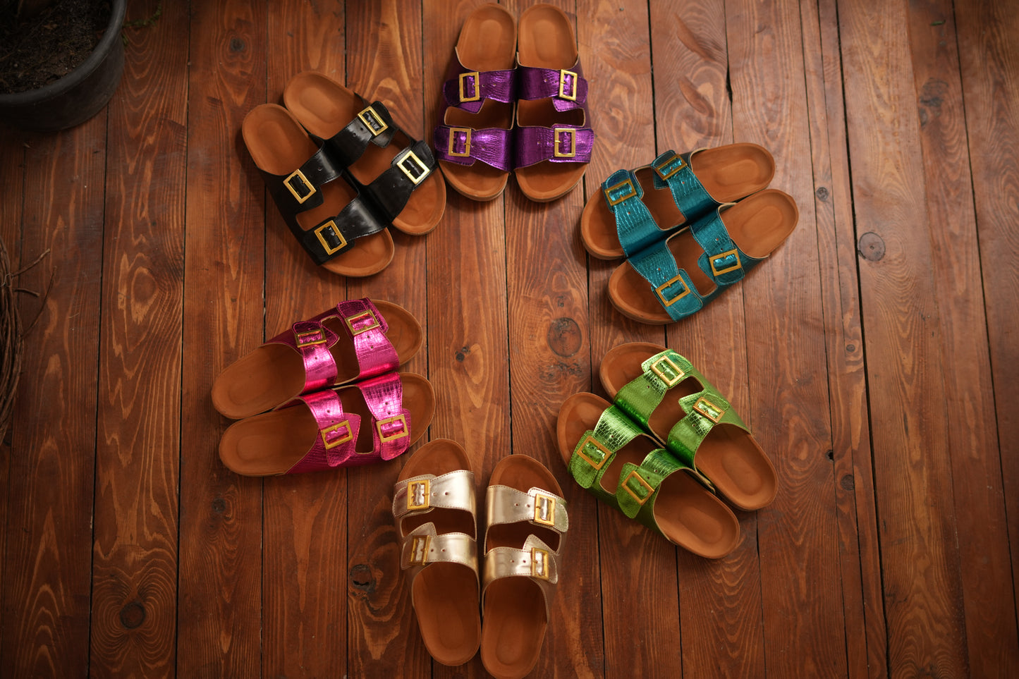 Summer Slippers blue
