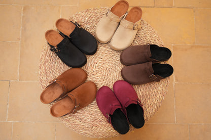 Winter clogs Camel
