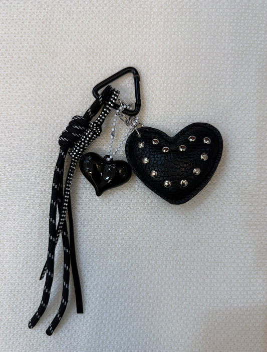 Heart in black
