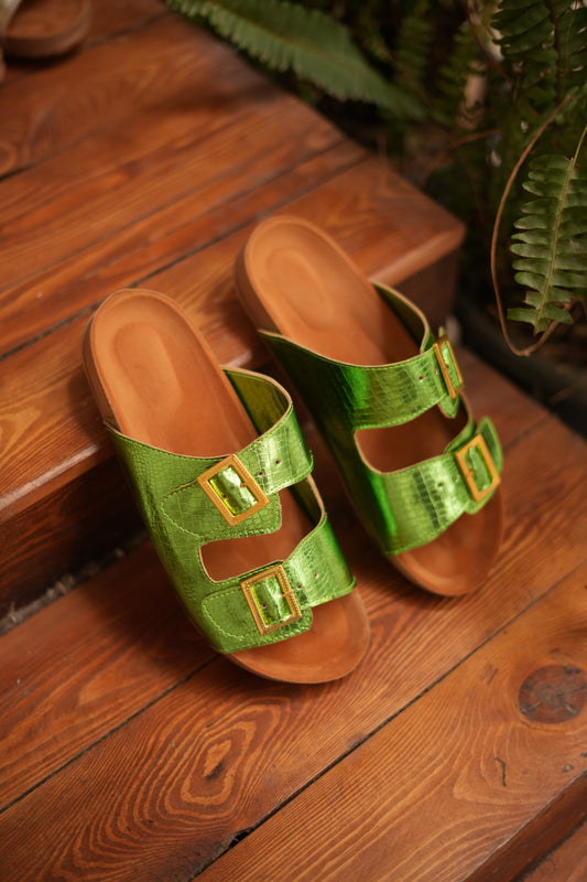 Summer Slippers green