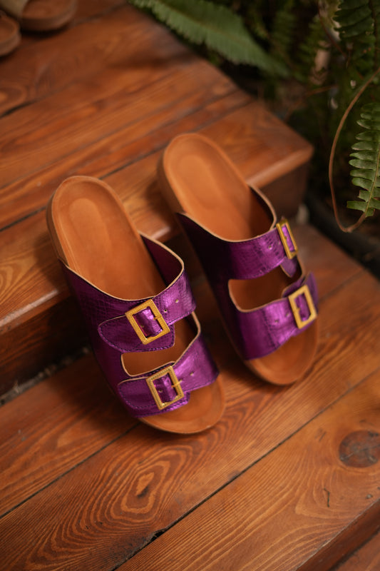 Summer Slippers purple